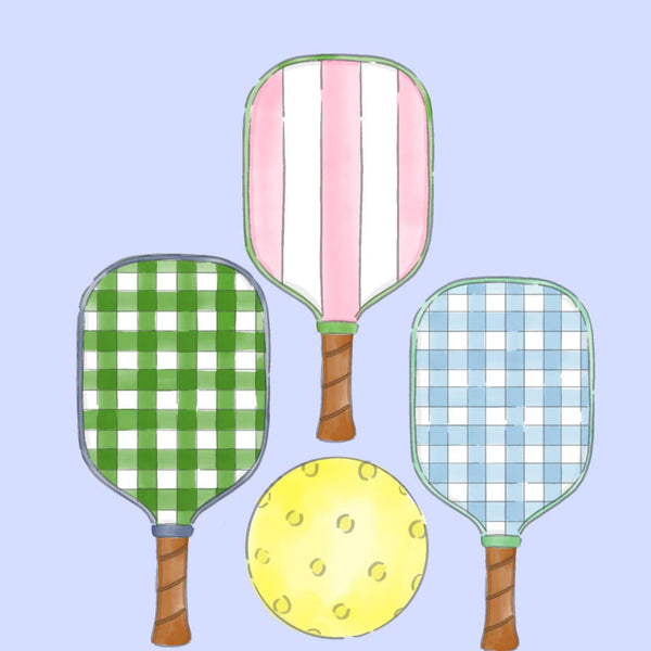 Decorative Trays/Pickleball Racquets Decorative Tray