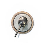 Round Soap Pump: White
