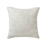 Textured Wool Boucle Decorative Cushion Abstract Distressed: Ivory/Beige