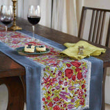 Jardin Red & Grey | Table Runners: 16" x 72"