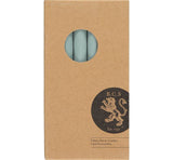 Opaline Green Eco Dinner Candles, Box of 6