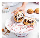 Country Estate  Winter Frolic Cake Stand