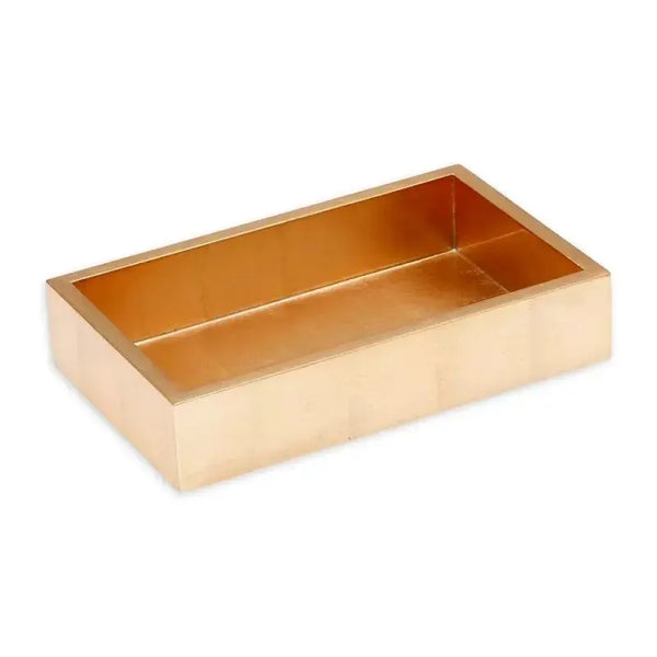 Caspari guest gold lacquer holder