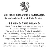 Striped Beryl Green, Bokhara & Moonstone Eco Dinner Candles, Box of 4