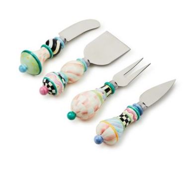 Rosy Meadow Cheese Knife Set