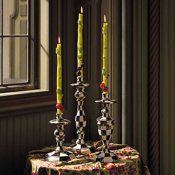 Courtly Check Candlestick