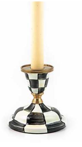 Courtly Check Candlestick