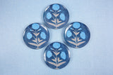 Poppy Blue Dinner Plate