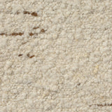 Textured Wool Boucle Decorative Cushion Abstract Distressed: Green