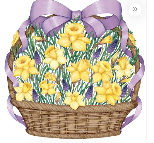 Die-cut Daffodil Basket Placemat