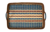 Danish Stripe Tray - Navy