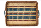 Danish Stripe Tray - Navy