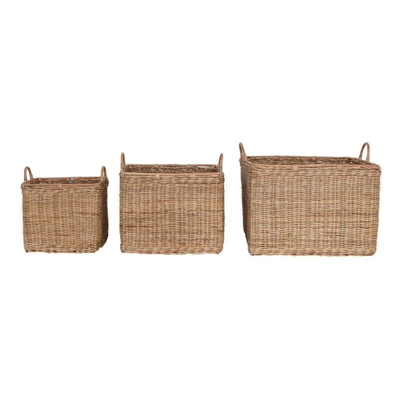 Rattan Baskets w/ Handles