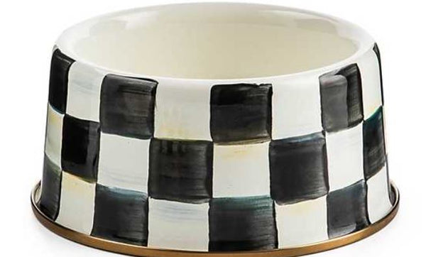 Royal Check Medium Pet Dish