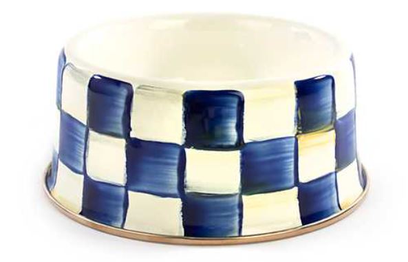 Royal Check Medium Pet Dish