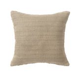 Textured Wool Boucle Decorative Cushion Abstract Distressed: Green