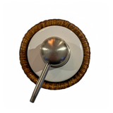 Round Soap Pump: White