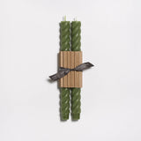 10" Rope Taper Candles: Blush