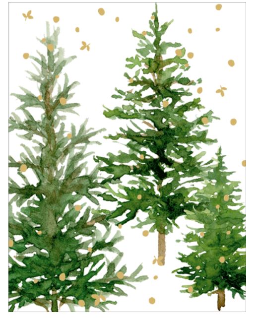 Caspari Holiday Boxed Notecards