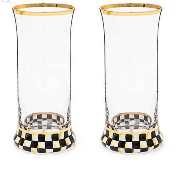 Courtly Check Highball Glass Set of 2