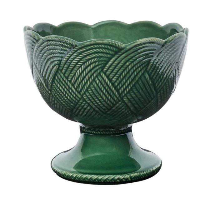 Le Panier Mystic Knot Footed Bowl - Basil