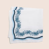 Palmerie Azul Embroidered Napkin