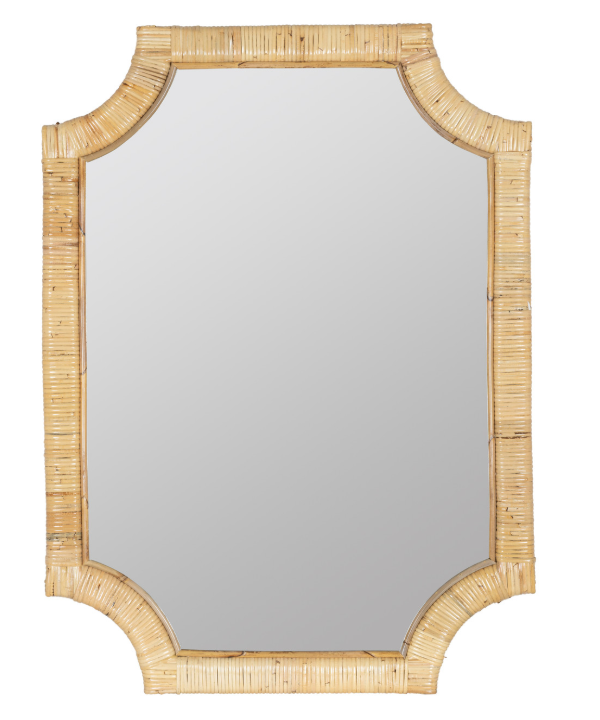Lina Rattan Wall Mirror
