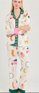 Mod Holiday Pajama Set