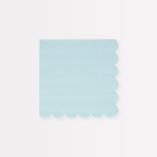 Summer Sky Blue Small Napkins