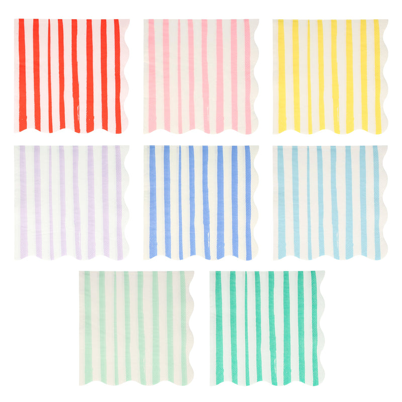 Mixed Stripe Large Napkins