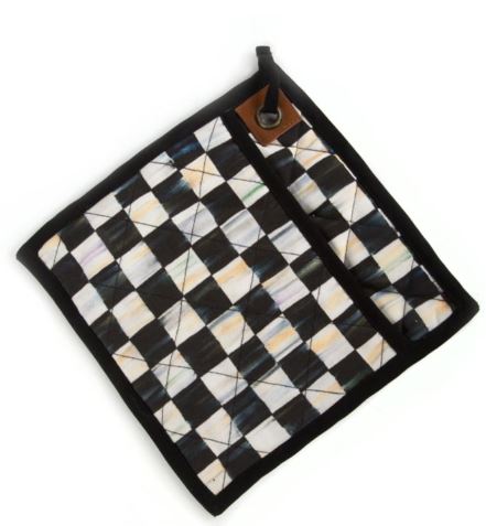 courtly check bistro potholder