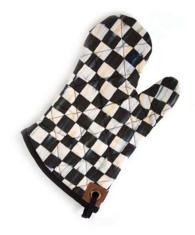 courtly check bistro oven mitt