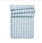 Gingham Ruffle 18" x 90" Table Runner -