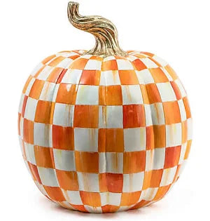 Checkered Medium Pumpkin