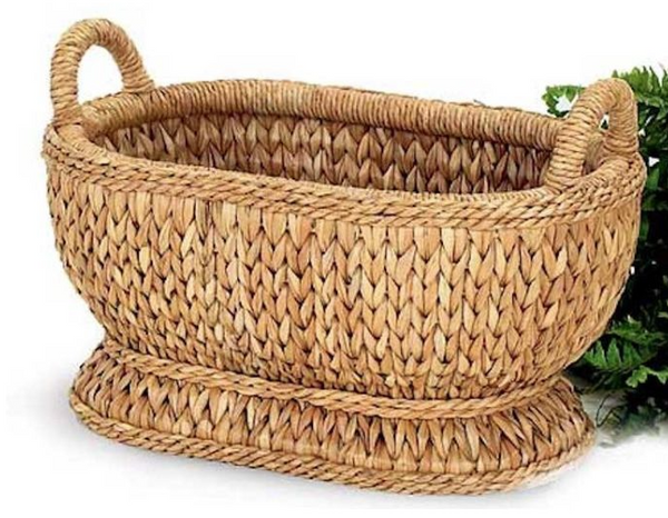 Sweater Weave Oval Compote