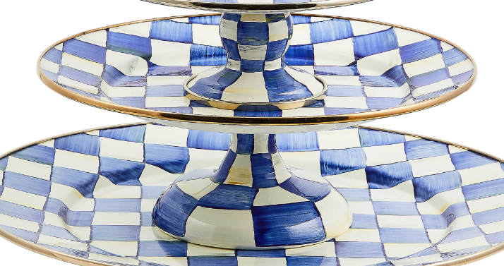 Checkered Pedestal Platters (Various)