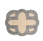 Scallop Stripe Placemat - Chambray