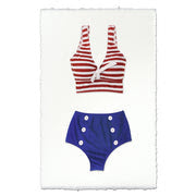 Red White & Blue Watercolor