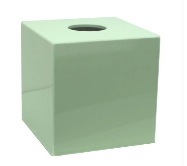 Square Tissue Box Lacquered