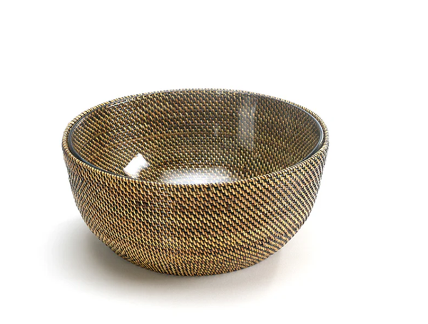 Salad and Serving Bowl with Glass