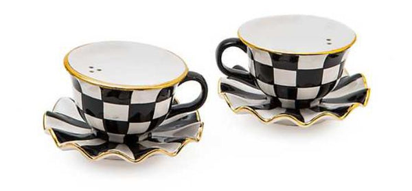 Courtly Teacup Salt & Pepper Set