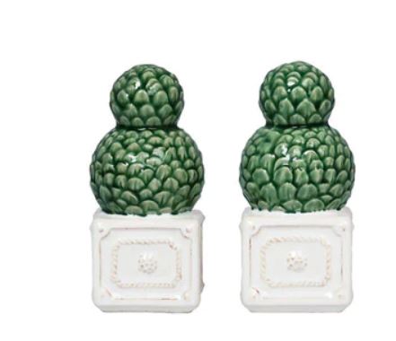 Berry & Thread Topiary Salt and Pepper Set/2 - Multi