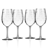 School of Fish Wine Glass