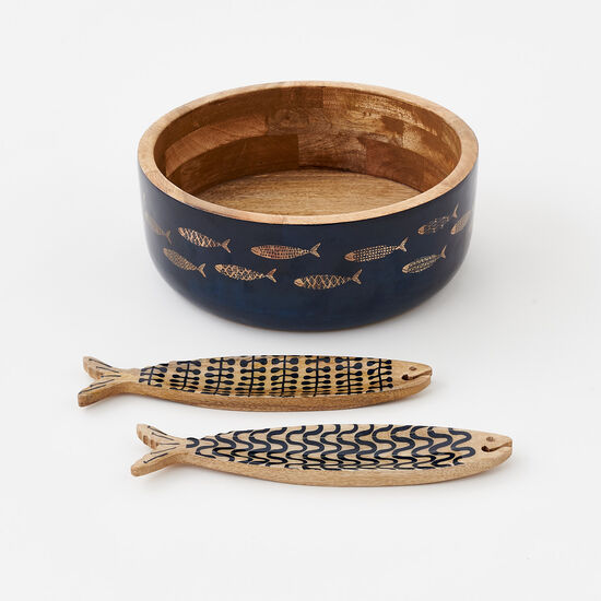 School of Fish Bowl with Servers