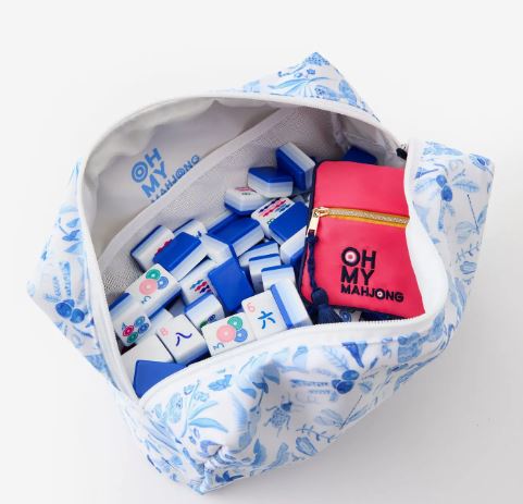 Amazon Blue Tile Storage Bag X Catherine Cartie Collab