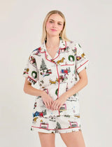 Holiday Toile Pajama Set