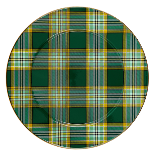 Tartan Green Serving Platter