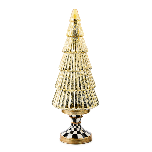 Courtly Noel Illuminated Glass Tree
