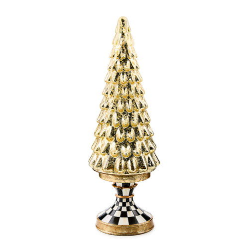 Courtly Noel Illuminated Glass Tree
