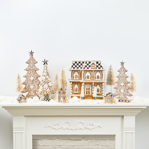 Gingerbread Illuminated Mini Houses, Set of 3